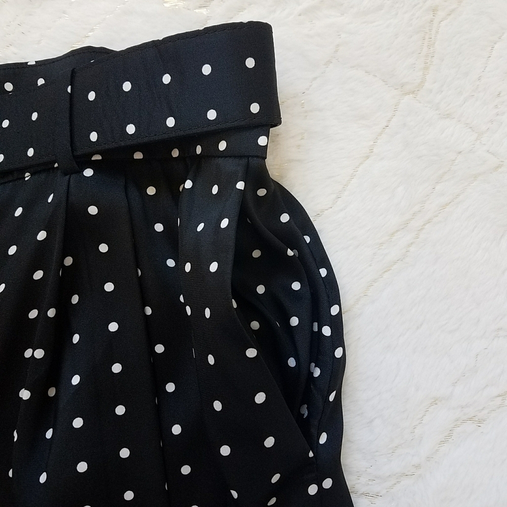 Mango Polka Dot Smart Wide Leg Trousers - Picture 9 of 13